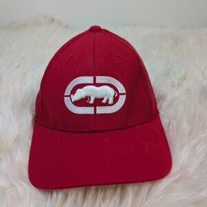 Vintage Red Ecko Made in Korea Flexible Fit Hat